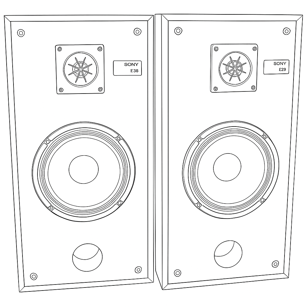 enceintes Sony SS-E30