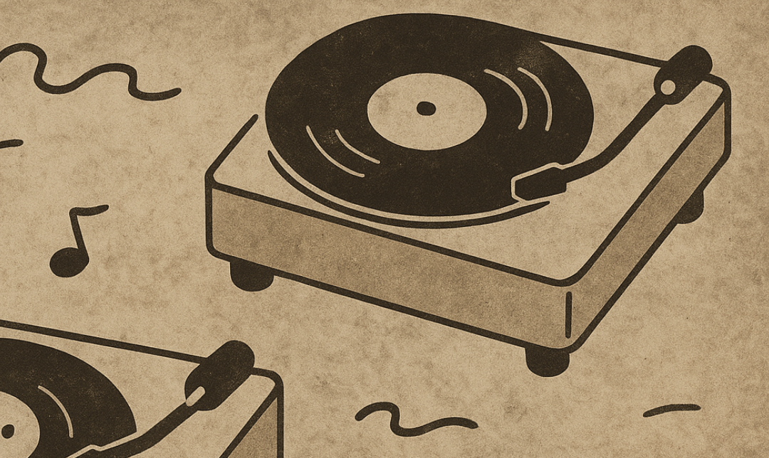 image pattern platine vinyle