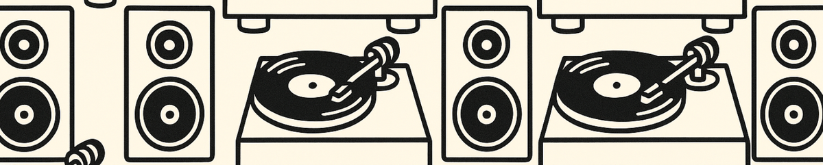 pattern enceintes et platines vintages