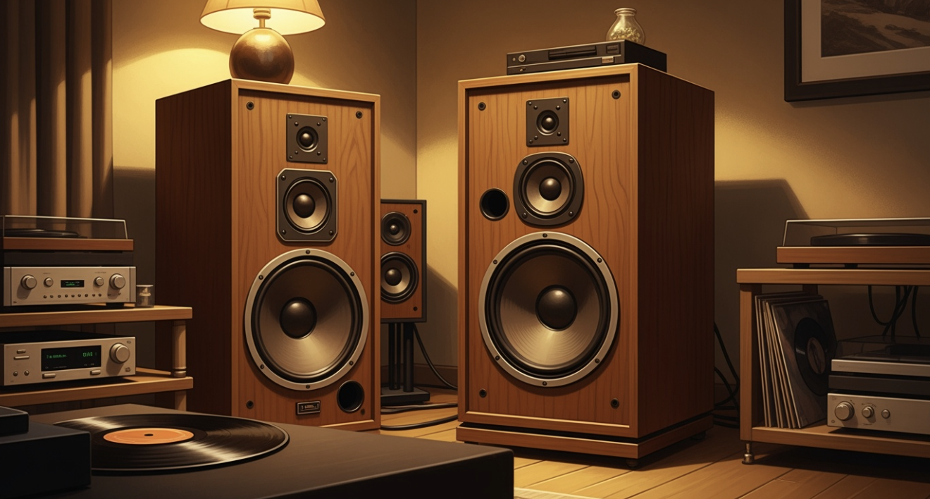 illustration de setup vintage