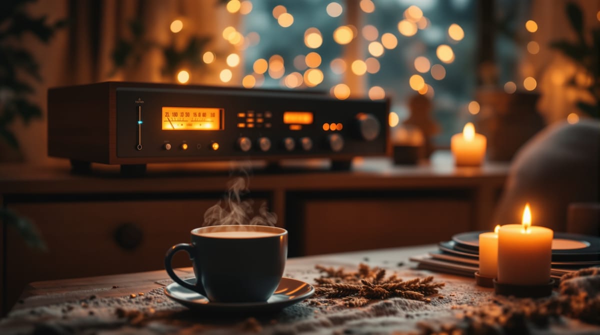 Mood de décembre : chocolat chaud, vinyles et chaleur analogique