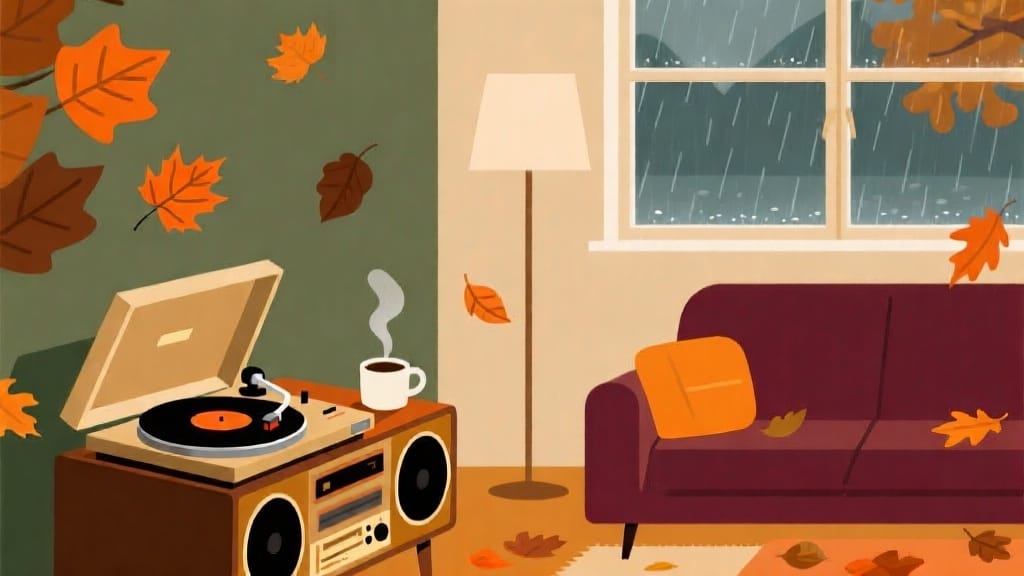 Cocooning de novembre : boire du thé et écouter du jazz sur un ampli vintage